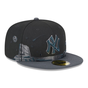 59fifty New Era New York Yankees Planetary Fitted Gorras Negros | KF4680721