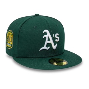 59fifty New Era Oakland Athletics 50th Anniversary Fitted Gorras Verdes | YR9012735