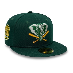 59fifty New Era Oakland Athletics Forest Fitted Gorras Verdes | FO7695380