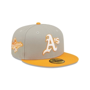 59fifty New Era Oakland Athletics Soda Fitted Gorras Grises | MG8176430