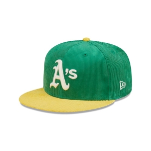 59fifty New Era Oakland Atléticos Cooperstown Fitted Gorras Verdes | FL2763015