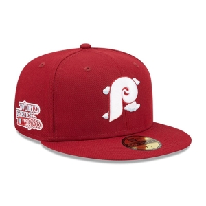 59fifty New Era Philadelphia Phillies Comic Cloud Fitted Gorras Rojos | TM3296714