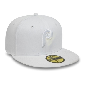 59fifty New Era Philadelphia Phillies Fitted Gorras Blancos | QH3806497