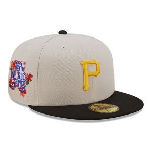 59fifty New Era Pittsburgh Pirates Fall Classic Fitted Gorras Blancos | QK8721596