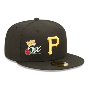 59fifty New Era Pittsburgh Pirates MLB Crown Champs Fitted Gorras Negros | GT7384015