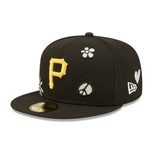 59fifty New Era Pittsburgh Pirates MLB Sunlight Pop Gorras Negros | CR1368054