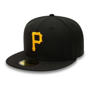 59fifty New Era Pittsburgh Pirates Premium Authentic On Field Game Lana Fitted Gorras Negros | RZ3176924