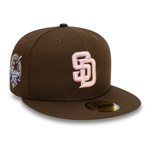 59fifty New Era San Diego Padres Walnut And Gorras Marrom | ZH6758943