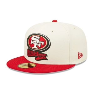 59fifty New Era San Francisco 49ers NFL Sideline 2022 Fitted Gorras Blancos | FB0392147