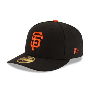 59fifty New Era San Francisco Giants Authentic Colección Low Profile Negros | PW7483109