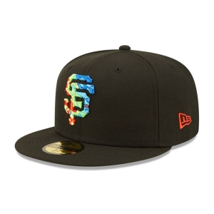 59fifty New Era San Francisco Giants Infrared Fitted Gorras Negros | SE0812567