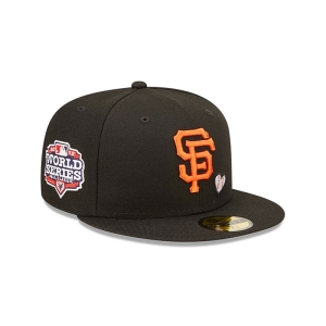 59fifty New Era San Francisco Giants MLB Team Heart Fitted Gorras Negros | YA1793402