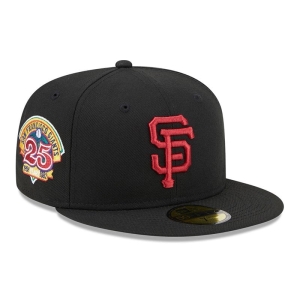 59fifty New Era San Francisco Giants State Tartan Fitted Gorras Negros | KD0948725