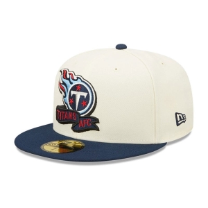 59fifty New Era Tennessee Titans NFL Sideline 2022 Fitted Gorras Blancos | IM3157649