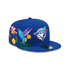 59fifty New Era Toronto Jays MLB Blooming Fitted Gorras Azules | MN5689204