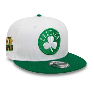 9fifty New Era Boston Celtics Crown Patches Gorras Blancos | AP6419872