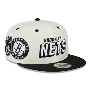 9fifty New Era Brooklyn Nets Awake Gorras Blancos | MX1269735