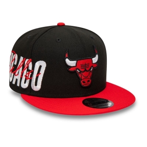 9fifty New Era Chicago Bulls Side Font Gorras Negros | UF2713849