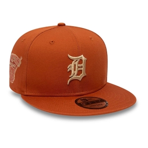 9fifty New Era Detroit Tigers Side Patch Medium Gorras Marrom | HW3986547