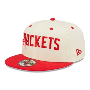 9fifty New Era Houston Rockets Blend Gorras Blancos | QG5871340