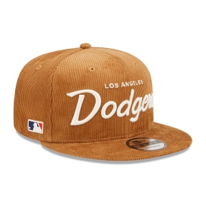 9fifty New Era La Dodgers Cord Script Gorras Marrom | OB9580427