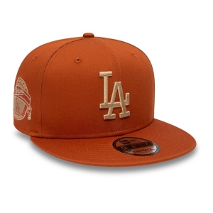 9fifty New Era La Dodgers Side Patch Medium Gorras Marrom | UJ7360154