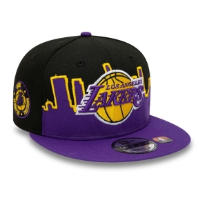 9fifty New Era La Lakers NBA Tip Off 2022 Fitted Gorras Negros | BX5479830