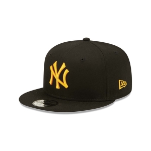 9fifty New Era New York Yankees League Essentials Black/Orange Gorras Negros | XU2953471