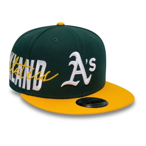 9fifty New Era Oakland Athletics Side Font Gorras Verdes | GV5098261