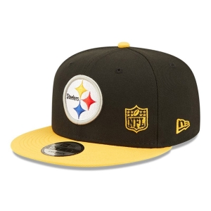 9fifty New Era Pittsburgh Steelers NFL Letter Arch Gorras Negros | YR9825317