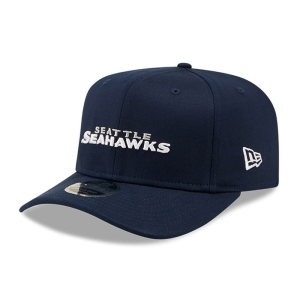 9fifty New Era Seattle Seahawks Wordmark Stretch Snap Gorras Azules | PN2358790