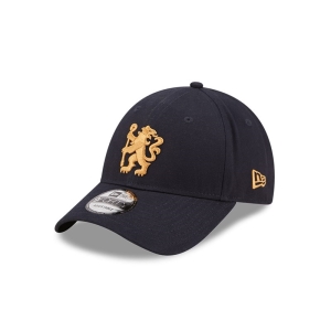 9forty New Era Chelsea Fc Lion Crest Brushed Algodon Adjustable Gorras Azules | ZF1846709