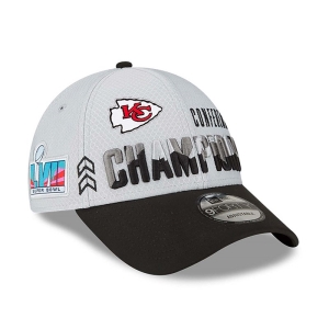 9forty New Era Kansas City Chiefs Conference Champions Adjustable Gorras Grises | FR1789420