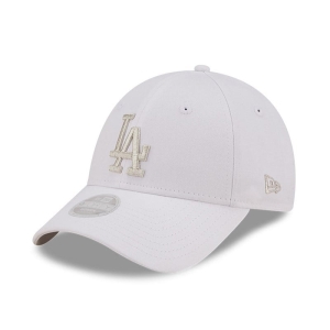 9forty New Era La Dodgers Logo Womens Adjustable Gorras Blancos | NI3418752