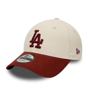 9forty New Era La Dodgers MLB Adjustable Gorras Creme | VA6154023