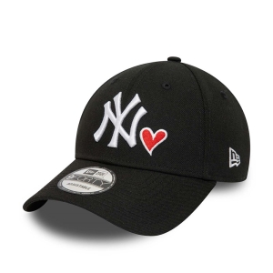 9forty New Era New York Yankees Heart Pack Adjustable Gorras Negros | XC2038961