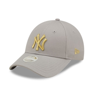 9forty New Era New York Yankees Logo Adjustable Gorras Grises | FE6305894