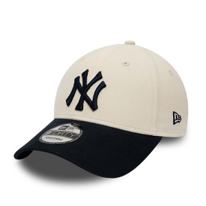 9forty New Era New York Yankees MLB Adjustable Gorras Creme | SH8519702