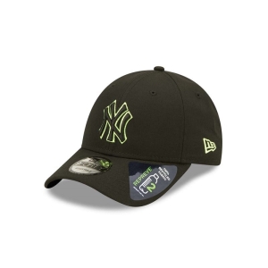 9forty New Era New York Yankees Repreve Neon Adjustable Gorras Negros | YH7634501