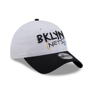 9twenty New Era Brooklyn Nets Authentics City Edition Adjustable Gorras Blancos | TH1843605