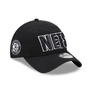 9twenty New Era Brooklyn Nets NBA Statement Adjustable Gorras Negros | BS7920418