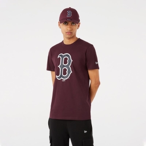 Camiseta New Era Boston Sox Team Logo Rojos | IO0786419