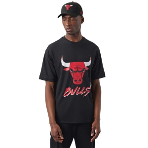 Camiseta New Era Chicago Bulls NBA Script Negros | CP9123584