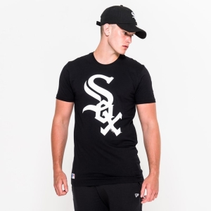 Camiseta New Era Chicago Sox Logo Negros | GA7436859