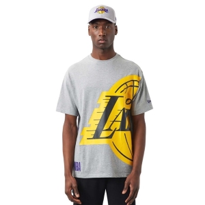 Camiseta New Era La Lakers NBA Side Logo Grises | FD8759621