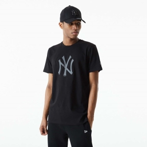 Camiseta New Era New York Yankees Reflective Print Negros | SK7493658