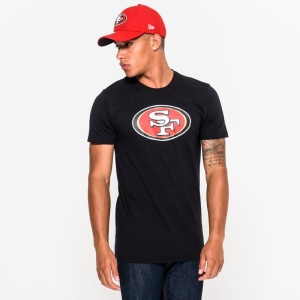 Camiseta New Era San Francisco 49ers Team Logo Negros | HU4869023