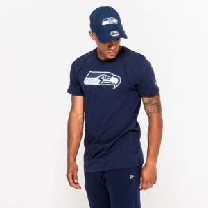 Camiseta New Era Seattle Seahawks Team Logo Azules | IO4639712