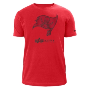 Camiseta New Era Tampa Bay Buccaneers X Alpha Industries Rojos | EX1254073