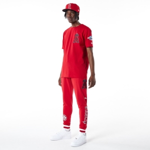 Pantalones Jogger New Era La Angels MLB Logo Select Rojos | YB1456392